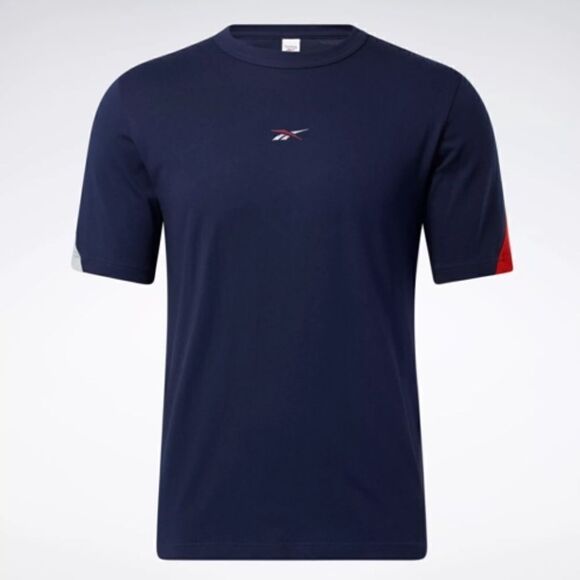 Reebok Classic Blue/Red/White Short Sleeve Tee(Size Large) - Picture 3 of 5